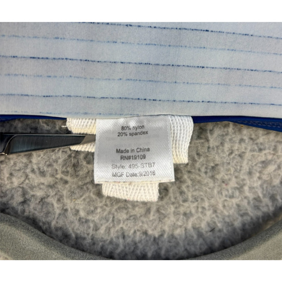 Cabana Life Dress XL Blue Striped Beachy Coastal Nautical Stretch Pocket UPF 50+ - Picture 7 of 11